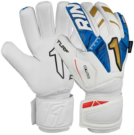 Rinat Outlet > Temporada 2024-25 > Guantes Adulto 2024-25 > Guantes Adulto Turf 2024-25 Egotiko Vengador Spine Turf, Blanco/Navy Azul, Unisex Adulto