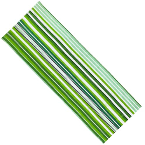 GORGECRAFT 120 x 43 cm strandsele ersättningsduk utomhus hopfällbara loungestolar tygbyte bärbar liggande rem stol tyg för solbad trädgård innergård, gröngul