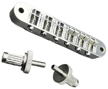 Professionellt gitarrstall Justerbar Vintage Stall för Jazz Elgitarr Krom ABR 1