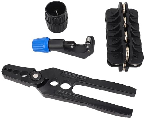 ZJchao Herramienta de Prensa para Tubería de Cobre, Herramienta Propress para Tubería de Cobre de Enderezamiento de Tubos de 3/8 Pulgadas Kit de Reparación de de Metal de Prensa de Juego de Alicates