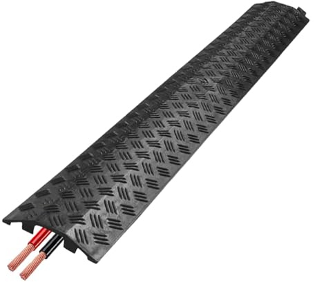 Bandejas portacables, Protectores de tuberías, protección para Exteriores, Material de PVC, diseño Texturizado con Esquinas Redondeadas, Resistente al Desgaste.,A01