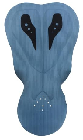 Cuscinetto per pantaloncini da bicicletta, inserto imbottito per ciclismo, comodo cuscinetto in gel per uomini e donne, traspirante anti-sfregamento per bici da strada, mountain bike o lezioni