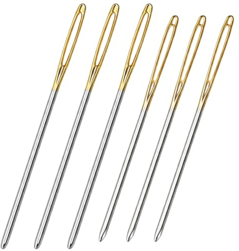 6 Pcs Darning Needles for Wool,Large Eye Blunt Needles Wool,Yarn Needles,for Sewing Darning & DIY Crafting