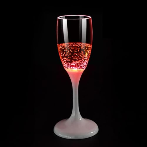 Glödkoppar,Champagneflöjter Vätskeaktiverad Light Up Party Dricksglas | Lys upp Lys upp färgade dryckesglasögon Champagneflöjter för bröllopsjulfest