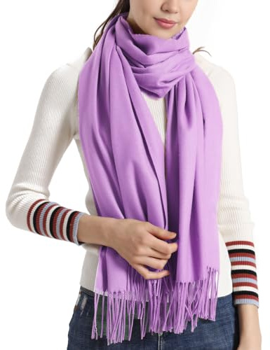 vimate Pashmina Scarf and Shawl - Soft Women Pashminas Wrap for Wedding Evening Party (20 Colors)
