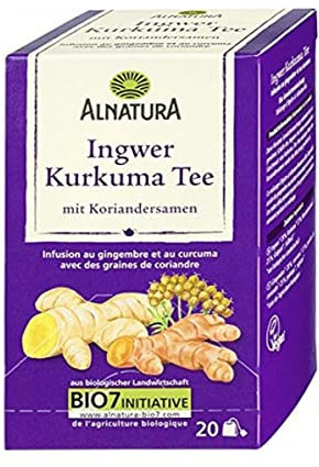 Alnatura Ingwer Kurkuma Zimt Tee, 40 g