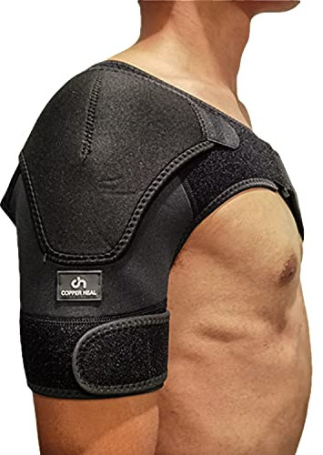 COPPER HEAL - Schulterstütze Verstellbare Kompressionshülse für Männer Frauenstütze Gut für eine bessere Rückenhaltung Arm rechts
