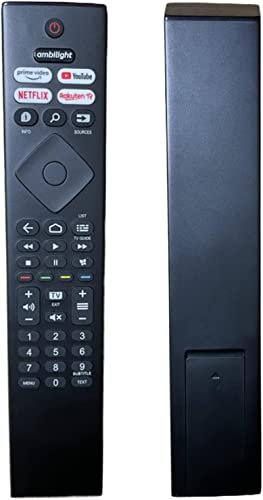 HR45B-GJ01Reemplazo Mando para Philips TV, Compatible Mando para Philips ambilight Smart TV