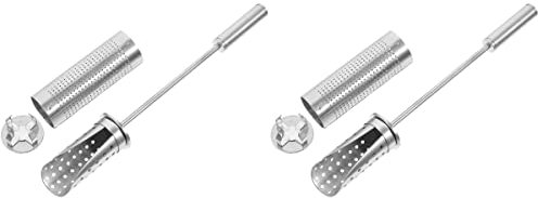 UPKOCH 2pcs Stainless Steel Tea Strainer Loose Tea Infuser for Home and Tearoom Use Practical Brewing Tool