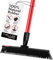 Tyroler Japonais Balai Caoutchouc | Tête De 30 cm Balai Bross Poils Animaux | Manche Anti-Rouille en 4 Parties de 140 cm pour Balais Coiffeur Caoutchouc Professionnel | Balais Nettoyer Sol