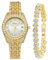 CIVO Damenuhr Edelstahl Gold Analog Armbanduhr Damen Wasserdicht Klassisch Elegante Kleid Damen Uhr Quarz Minimalistische Leuchtend Geschenkset fur Frauen