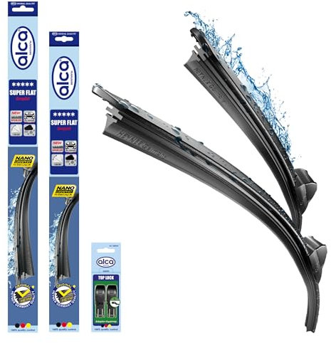 alca® Scheibenwischer Set passend für VW GOLF VI Variant (07.2009-04.2013) SUPER FLAT Flachbalkenwischer