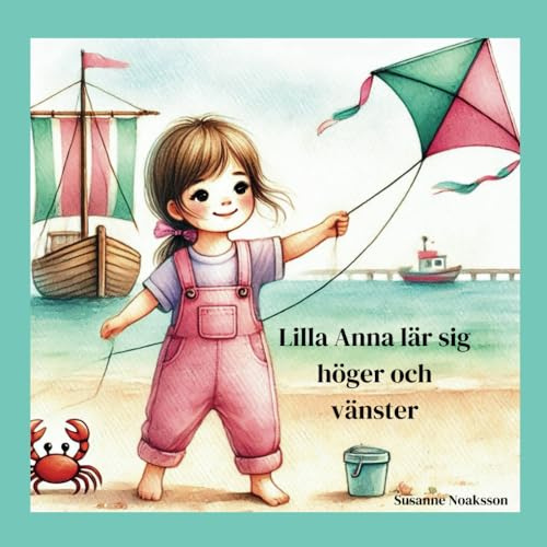 Lilla Anna lär sig höger och vänster.