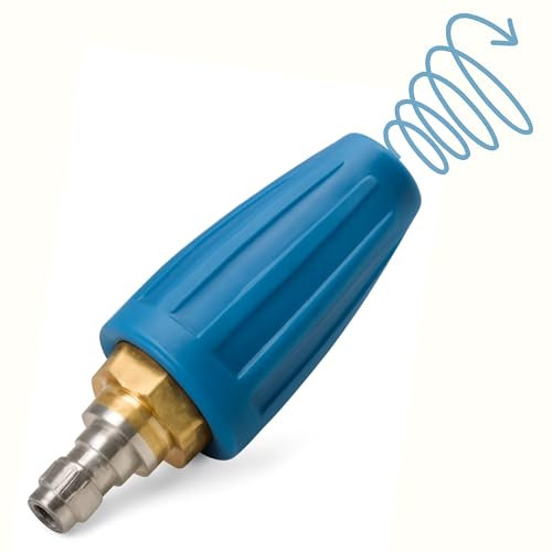 Boquilla Turbo Giratoria para Pistola y Manguera – Repuesto Universal con Conexión Rápida 1/4” para Hidrolimpiadora de Alta Presión, Ideal para Lavado de Coches, Suelos y Pulverizador Profesional