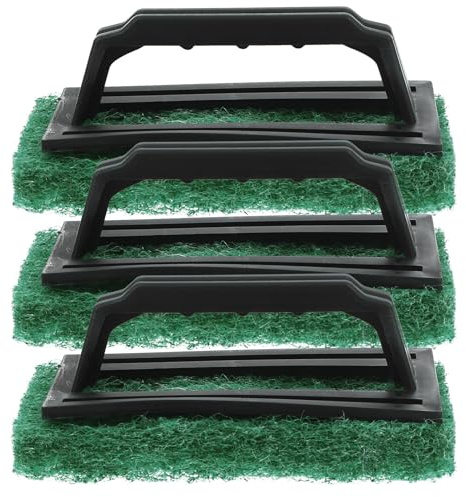 Alipis Juego de 3 Cepillos Limpiadores de Tinta para Serigrafía Mango Resistente al Desgaste Color Verde Accesorios para Suministros de Impresión y Limpieza de Pantallas Adecuado