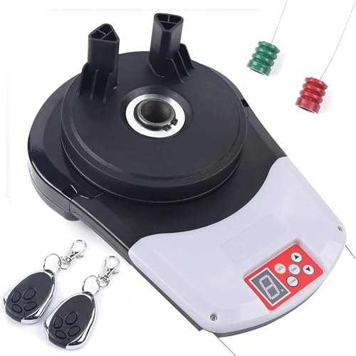 Roll Up Door Opener Shutter, Auto Garage Roller Door Motor Gate Opener Roller for Store Garage Warehouse Farm Barn