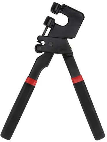 Zerodeko Pinzas para Abrazaderas de Quilla de 12 Pulgadas, Herramienta Manual de Acero Aleado Negra, Reduce la Fatiga y Conecta Perfiles de Chapa para Instalación
