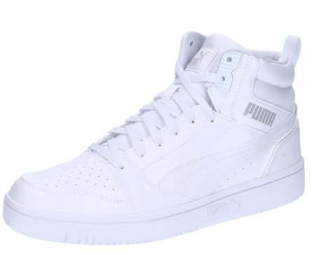 PUMA Unisex Rebound V6 Turnschuhe, Puma White Puma White Cool Light Gray, 43 EU