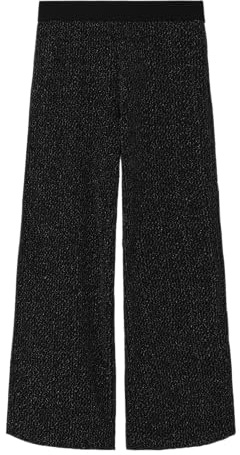 NAME IT NKFNOLEK Wide Pant, Pantaloni di Stoffa Bambina, Black,