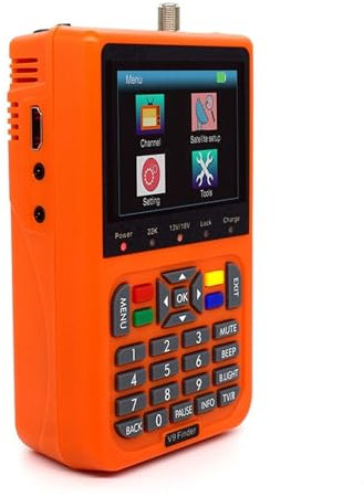 Receptor de satélite Buscador V9, medidor de buscador de TV Digital por satélite, buscador de satélite LCD de 3,5 pulgadas, buscador de señal de satélite Digital para Antenas de Sistemas de Recepción