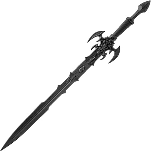 Kit Rae Exotath Training Sword | Polypropylene Construction | Authentic Fantasy Design | Textured Handle for Secure Grip | Ideal for Training or Cosplay | Durable and Lightweight | 44 1/2 Overall