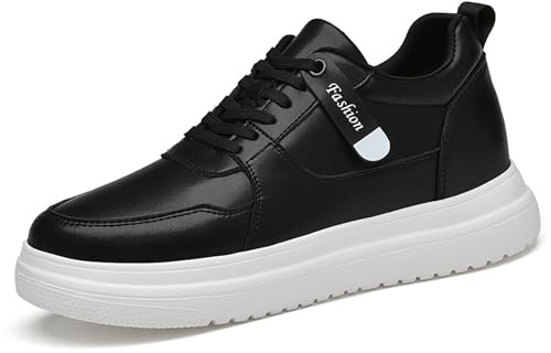 Genérico Zapato Hombre Zapatos de Modernos para Hombres Accesibles en Altura Realzantes Diseño Casual Elegante Plantillas antideslizantes Transpirable con Cordones Practicidad Diaria