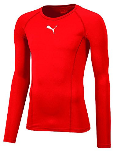 PUMA Liga Baselayer Tee LS Technical Shirt, Herren, Rot (Rot), 52/54 (Herstellergröße: L)