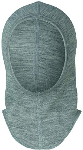 Engel Natura, Bambini e Baby Passamontagna, 70% lana 30% seta, Grigio chiaro melange, 62-68