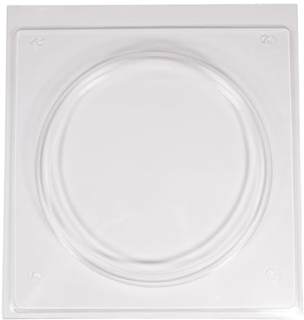 Rayher Gießform Dekoplatte Rund 25 cm für Kreativgießmasse Beton PET Material 560 ml Ideal zum Ausgießen und Gestalten von Formen