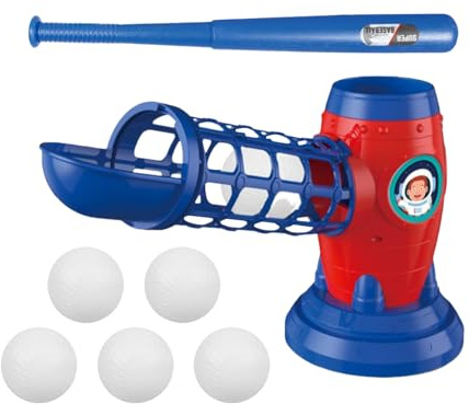 Macchine da Lancio per Baseball Giovanile – Allenatore di Lancio di Tennis Softball, di Allenamento Junior | Dettaglio di Costruzione a velocità Regolabile, di coordinamento