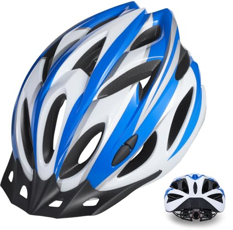 Zacro Bike Helmet Adult Men Women - CPSC Safety Certified Lightweight Bicycle Helmet with Detachable Sun Visor, Mountain Bike Helmet Suitable for Men Women Adults Youth