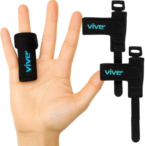 Vive Trigger Finger Splint & Brace,2 PCS- Middle, Index, Ring, Pinky, Thumb