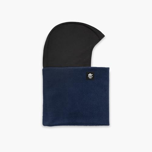 Turtle Fur Kids Shellaclava Chelonia 150 Fleece Neck Warmer Helmet Liner Winter Balaclava Hood, Ages 3-6, Navy