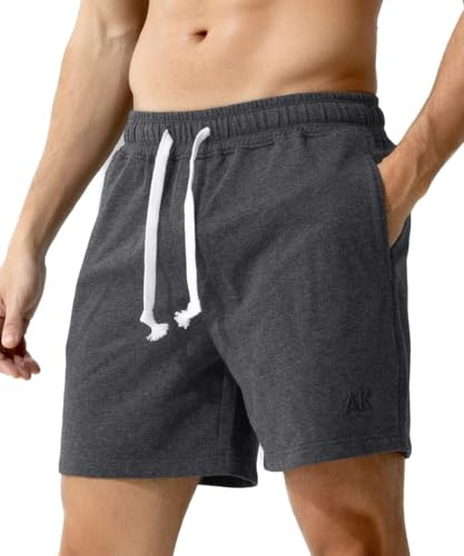 Casey Kevin Pantalon Corto Hombre Algodón Cremallera Bolsillos Deporte Gimnasio Pantalón Running Calzonas Fútbol Baloncesto Verano Shorts Tenis Deportivo Gym Cortas Regalo