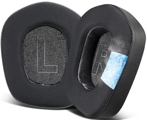 SOULWIT Cuscinetti Auricolari Ricambio per Logitech G733 G335 G535 Lightspeed Gioco Wireless Cuffie, Padiglioni Auricolari con Schiuma di Isolamento del Rumore