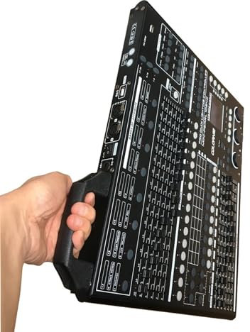 Controlador de DJ, Potente controlador DMX ultrafino 1024, consola DMX512 adecuada for luz con cabezal móvil, serie de luces Par, equipo de iluminación de escenario(500W)