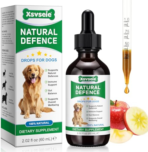 Antibióticos para perros - 60 ml, antibióticos para perros, antibióticos naturales para perros, alivio de picazón en la piel, apoya el alivio de alergias, antibióticos para perros para infecciones de