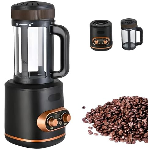 Tostatrice elettrica per caffè, con Regolazione della Temperatura (0-240 ℃) e Timer, tostatrice Automatica per caffè ad Aria, capacità Massima 300 G, per Bar, ristoranti, uffici Domestici