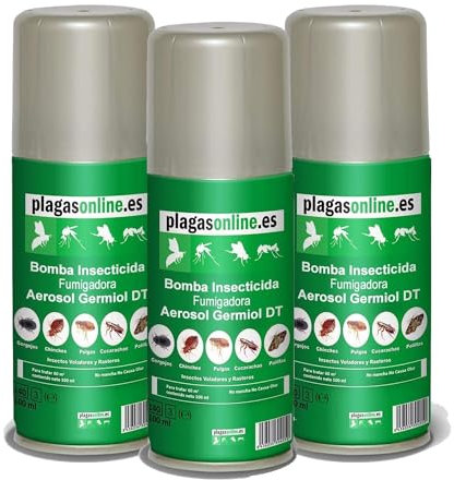 Bomba Insecticida Fumigadora 100ml anti Chinches, Ácaros, Pulgas, Cucarachas… (3)