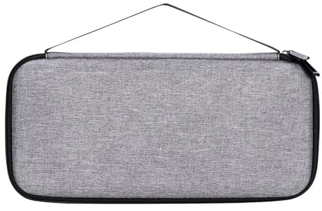 Custodia Per Tastiera Custodia rigida for tastiera Borsa da viaggio protettiva for il trasporto Tastiera wireless con doppia cerniera(L)