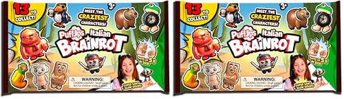 Bizak Brainrot Magic Squeeze, Figura Sorpresa Blandita Que Crece, 13 Modelos para Coleccionar, Juguete Sensorial (64496004) (Paquete de 2)