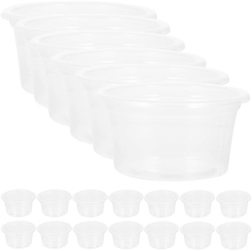 STOBAZA Cuencos Pequeños para Reptiles 20 Piezas, Platos Compactos de Agua y Comida para Terrarios, Resistentes y Ligeros, Suministros Esenciales para Alimentación Diaria de Geckos,