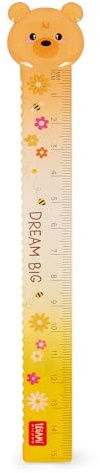 Legami - Règle à thème Teddy Bear, en plastique, 15 cm