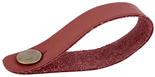 Alomejor Correa para el Cuello de Guitarra Guitarra Cabezal de Cuero Gancho para Guitarras Acústicas Eléctricas y Ukelele Negro