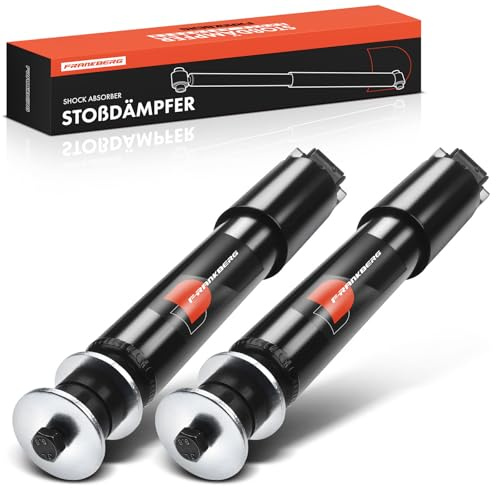 Frankberg 2x Amortisseur à gaz Arrière Gauche Droite 314mm Pression de gaz Compatible avec Transporter IV Bus/Remorque/Camionnette Remplacer# 105820,170786