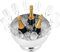 Aspect Smooth Stainless Steel Punch Serving Bowl Metal Champagne Cooler/Wine, Beer Cans/Drinks Ice Party Bucket - BBQs and Bars Cooling Bottles Ice Bowl for Home Bar Parties - 10Ltr