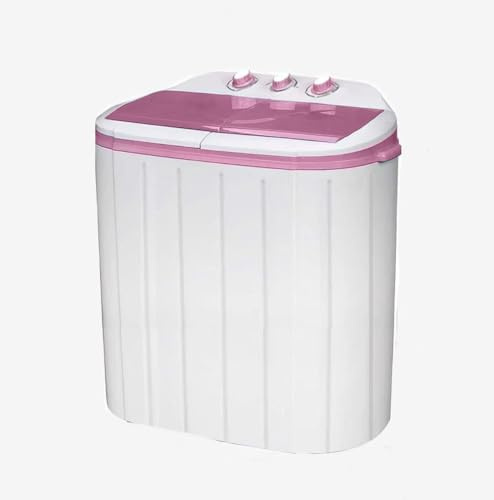 Portable Twin Tub Washing Machine and Dryer 5 KG (3 KG Wash 2 KG Dryer) Electric Mini Washer RV Travel Camping Spin Cycle Dryer Combo