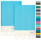 NOUR Premium Hamamtuch |2er Pack| aus 100% Baumwolle 100x200 cm | Picknickdecke | Saunatuch | Strandtuch | Extra leicht | saugstark | schnelltrocknend | Sandfrei (Türkisblau)