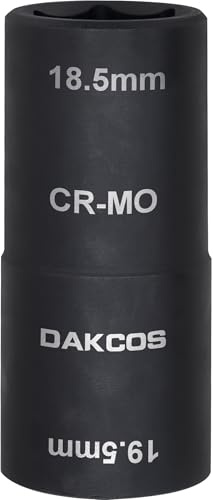 DAKCOS krafthylsa 18,5 × 19,5 mm för slagnyckel, hjulmuttrar