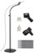 Pie de Microfono de Cuello de Cisne de Suelo, Altura Ajustable de 90 cm a 167 cm con Base Resistente para Samson Q2U Fifine AM8 K688 Blue Yeti Elgato AT2020 AT2040